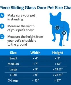PetSafe 96-in Sliding Glass Pet Door -PetSafe Store 106597 PT2. SY630 V1657655127