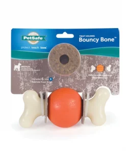 Busy Buddy Bouncy Bone Treat Dispenser Tough Dog Chew Toy