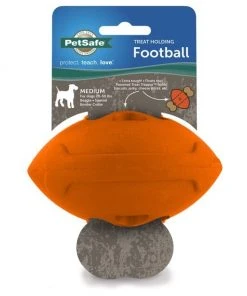 PetSafe Sportsmen Football Treat Dispensing Tough Dog Chew Toy -PetSafe Store 121369 PT3. SY630 V1599830775