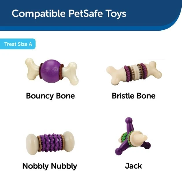 Busy Buddy Peanut Butter & Rawhide Variety Pack Refill Rings Dog Treat, Medium 5 Busy Buddy Peanut Butter & Rawhide Variety Pack Refill Rings Dog Treat, Medium - Image 5