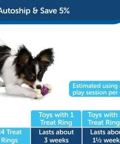 Busy Buddy Peanut Butter & Rawhide Variety Pack Refill Rings Dog Treat, Medium 12 Busy Buddy Peanut Butter & Rawhide Variety Pack Refill Rings Dog Treat, Medium -PetSafe Store 121411 PT5. SY630 V1617406905