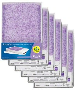 PetSafe ScoopFree Lavender Scented Non-Clumping Crystal Cat Litter