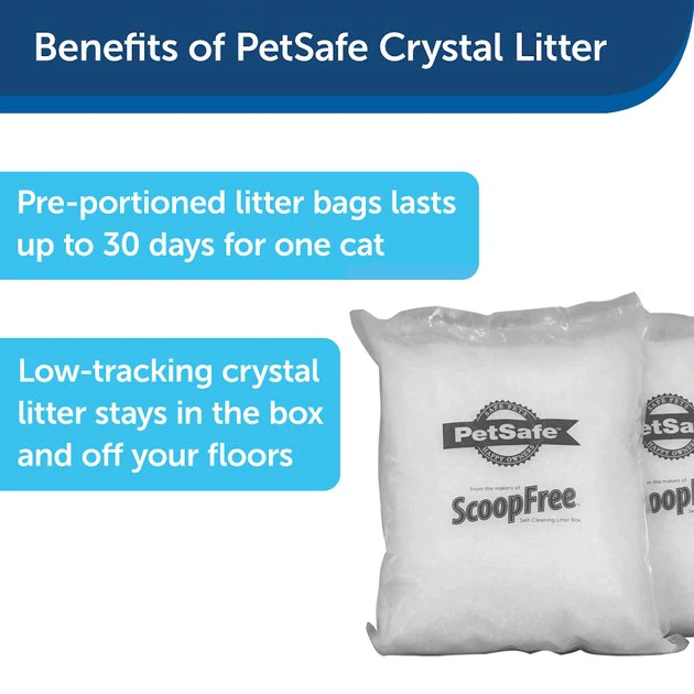 ScoopFree Sensitive Unscented Non-Clumping Crystal Cat Litter 2 ScoopFree Sensitive Unscented Non-Clumping Crystal Cat Litter - Image 2