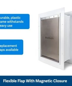 PetSafe White Wall Entry Plastic Pet Door -PetSafe Store 159082 PT2. SY630 V1657656013