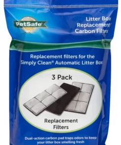 PetSafe Simply Clean Self-Cleaning Litter Box Replacement Carbon Filters -PetSafe Store 161833 PT8. SY630 V1555002808