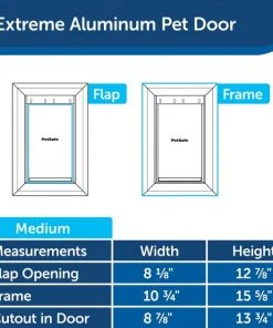 PetSafe Aluminum Extreme Weather Dog & Cat Door -PetSafe Store 221553 pt4. SY630 V1582048410