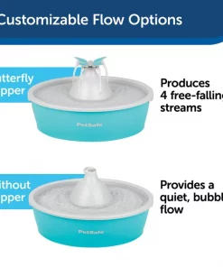PetSafe Drinkwell Butterfly Plastic Dog & Cat Fountain -PetSafe Store 222223 PT2. SY630 V1619794332