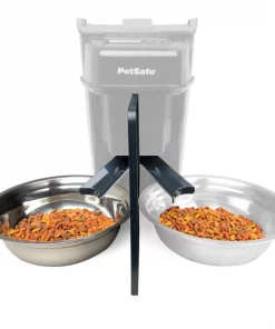 PetSafe Two-Pet Dog & Cat Meal Splitter & Bowl, Navy