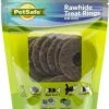 Busy Buddy Natural Rawhide Rings Dog Treats, size C