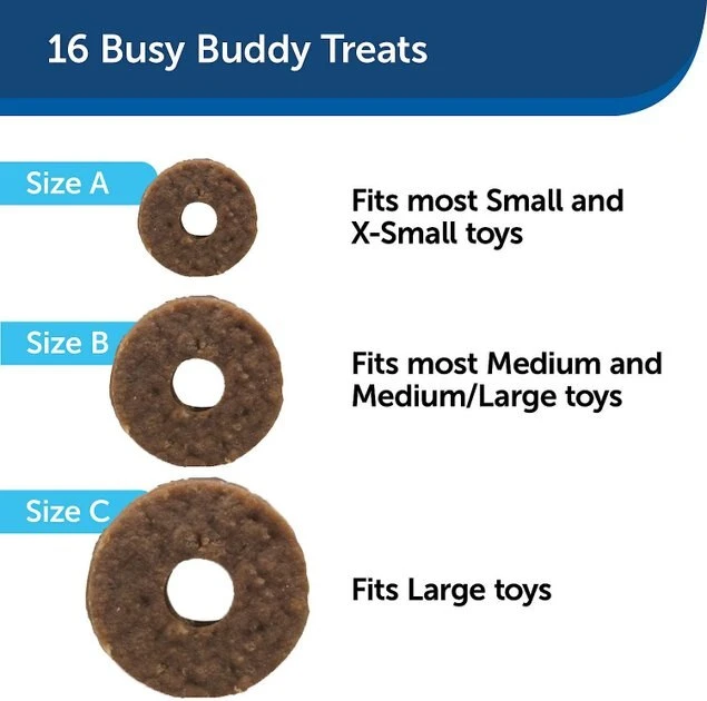 Busy Buddy Natural Rawhide Rings Dog Treats, size C 4 Busy Buddy Natural Rawhide Rings Dog Treats, size C - Image 4