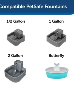 PetSafe Drinkwell Fountain Replacement Pump w/ Grommet Dog Fountain Pump, Black & Teal -PetSafe Store 531406 PT2. SY630 V1657658571