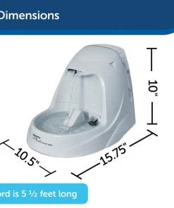 Drinkwell Platinum Plastic Dog & Cat Fountain -PetSafe Store 63134 PT5. SY630 V1616423794