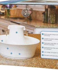 Drinkwell Avalon Ceramic Dog & Cat Fountain -PetSafe Store 63142 PT7. SY630 V1545232915