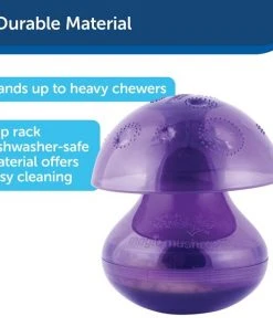 Busy Buddy Magic Mushroom Treat Dispenser Dog Toy -PetSafe Store 63191 PT4. SY630 V1602307259