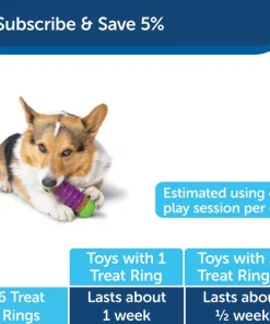 Busy Buddy Ultra-Thick Natural Rawhide Rings Dog Treats, Size F -PetSafe Store 63311 PT6. SY630 V1615329413