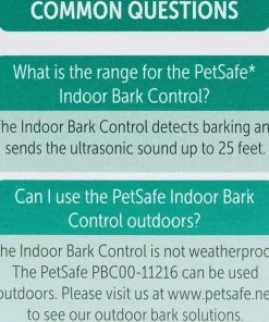 PetSafe Ultrasonic Indoor Bark Control -PetSafe Store 63597 PT3. SY630 V1512081810
