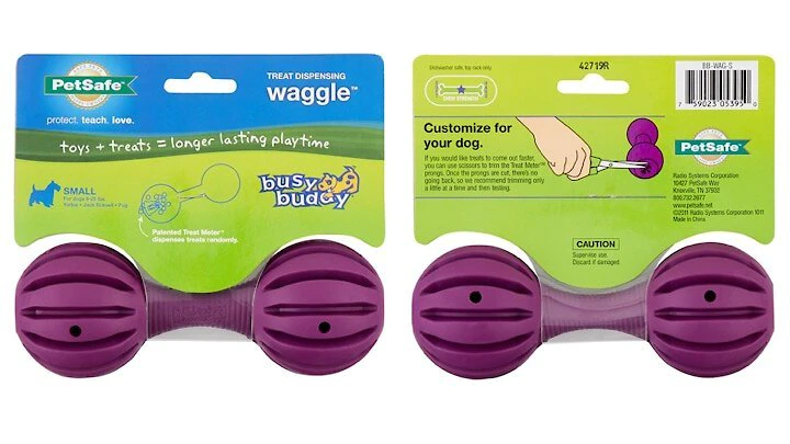 Busy Buddy Waggle Treat Dispenser Dog Toy 8 Busy Buddy Waggle Treat Dispenser Dog Toy - Image 8