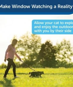 PetSafe Come With Me Kitty Nylon Cat Harness & Bungee Leash -PetSafe Store 63990 PT3. SY630 V1600988157
