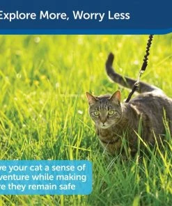 PetSafe Come With Me Kitty Nylon Cat Harness & Bungee Leash -PetSafe Store 63990 PT5. SY630 V1601031058