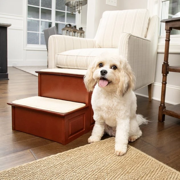 PetSafe CozyUp Wooden Cat & Dog Stairs 2 PetSafe CozyUp Wooden Cat & Dog Stairs - Image 2