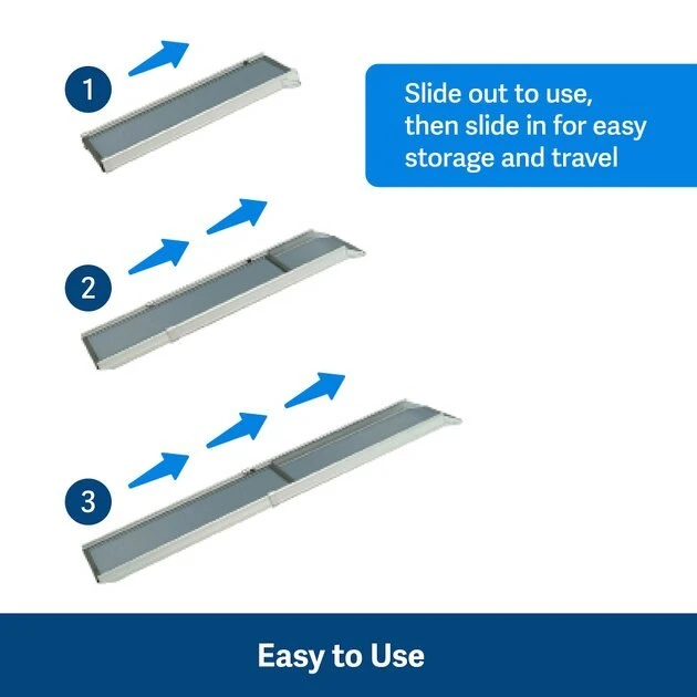 PetSafe Happy Ride Telescoping Dog Car Ramp 2 PetSafe Happy Ride Telescoping Dog Car Ramp - Image 2