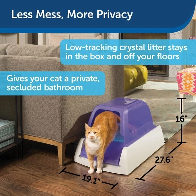 ScoopFree Covered Automatic Self-Cleaning Cat Litter Box Hood 4 ScoopFree Covered Automatic Self-Cleaning Cat Litter Box Hood - Image 4