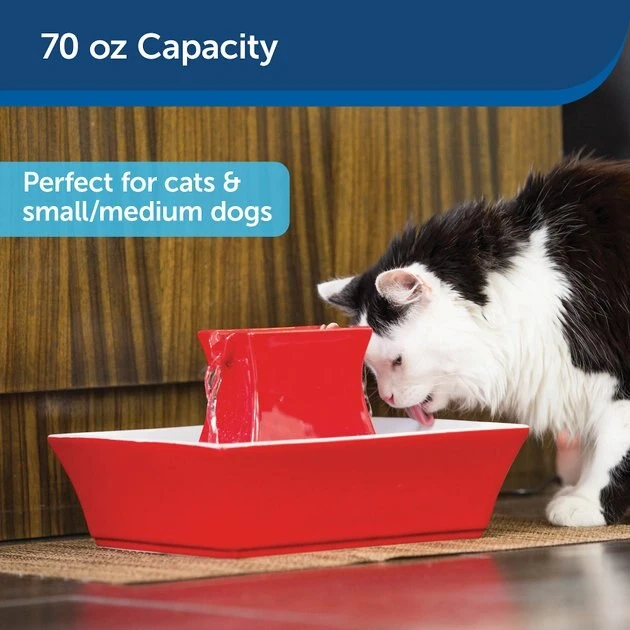 Drinkwell Pagoda Ceramic Dog & Cat Fountain 2 Drinkwell Pagoda Ceramic Dog & Cat Fountain - Image 2