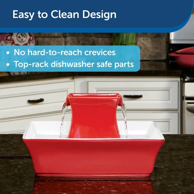 Drinkwell Pagoda Ceramic Dog & Cat Fountain 5 Drinkwell Pagoda Ceramic Dog & Cat Fountain - Image 5